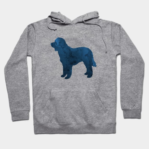 Goldendoodle Labradoodle Silhouette Hoodie by TheJollyMarten